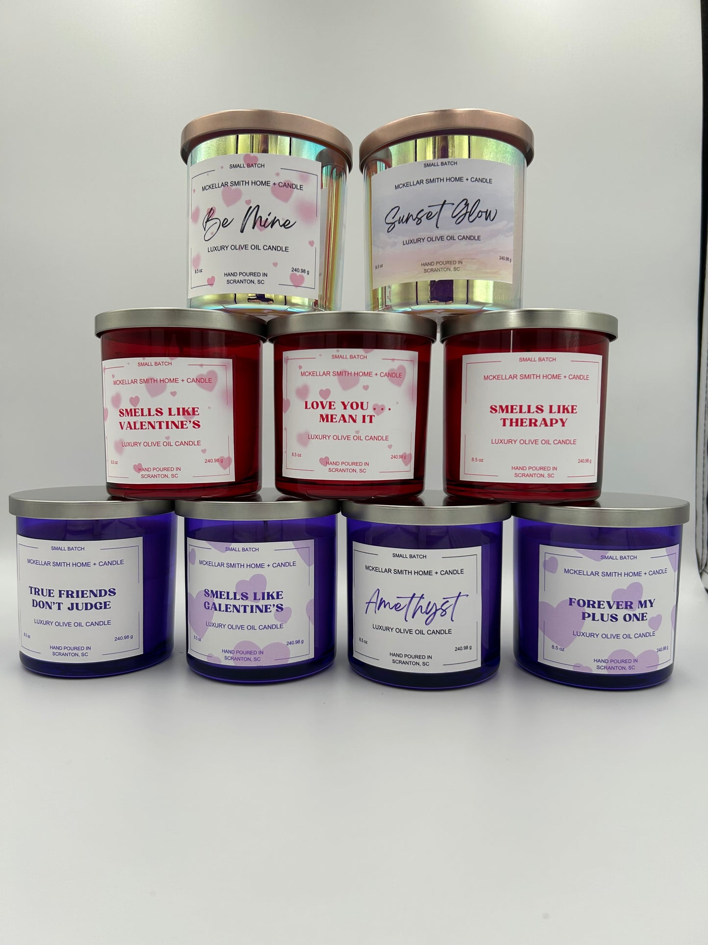 Amethyst — February Birthday Candle