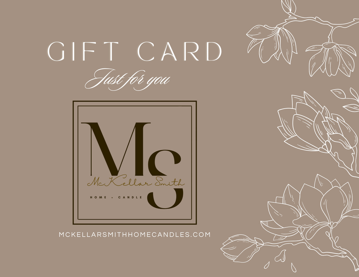 McKellar Smith Home + Candle Gift Card