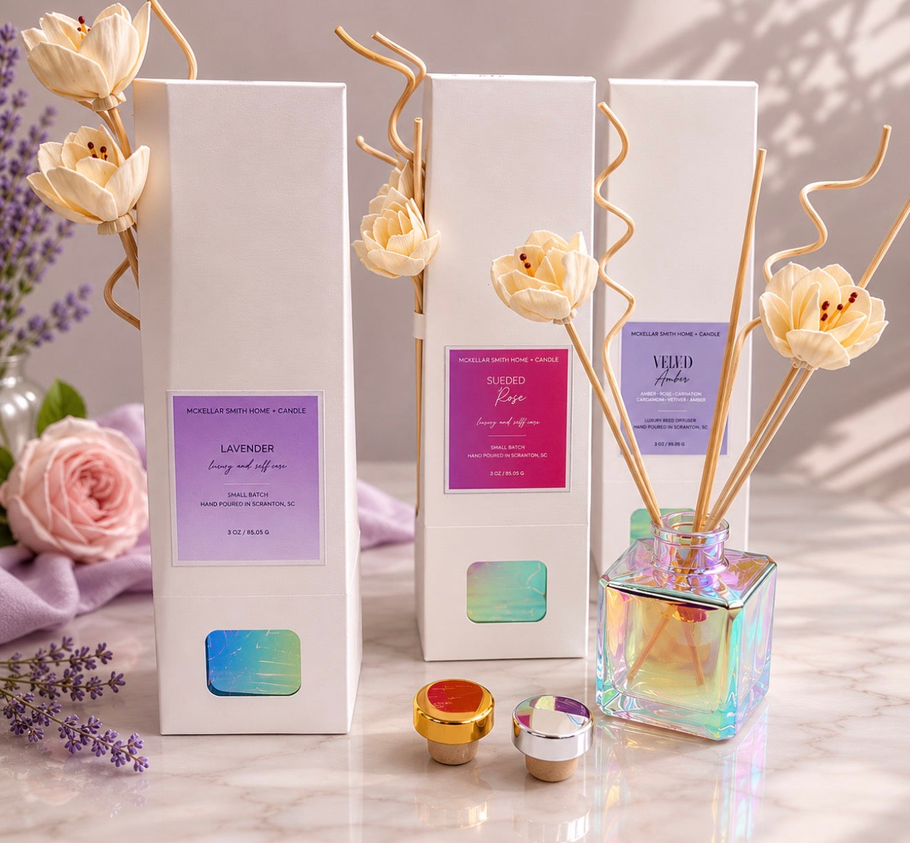 Small Floral Reed Diffuser